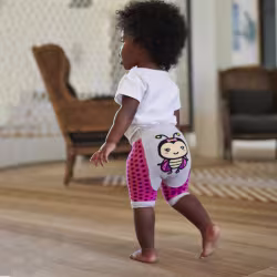 Pink Ladybug Baby Funkie Legging Shorts - Thumbnail 2