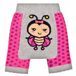 Pink Ladybug Baby Funkie Legging Shorts - Thumbnail 1