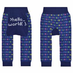 Hello World Baby Funkie Tights Legging Pants - Thumbnail 1