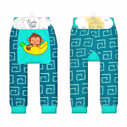 Banana Monkey Baby Funkie Tights Legging Pants - Thumbnail 4