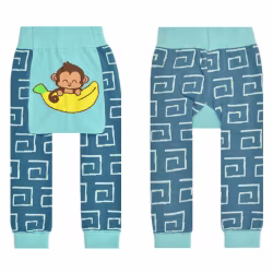 Banana Monkey Baby Funkie Tights Legging Pants - Thumbnail 1