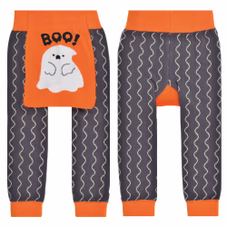 Ghost Boo Halloween -  Baby Funkie Tights Legging Pants - Thumbnail 1