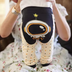 Astronaut Baby Funkie Tights Legging Pants - Thumbnail 2