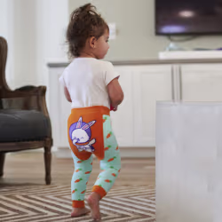 Space Bunny Baby Funkie Tights Legging Pants - Thumbnail 2