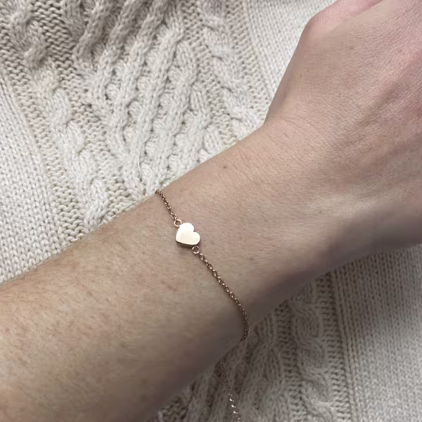 Heart, Everyday Bracelet (Rose) - Image 4