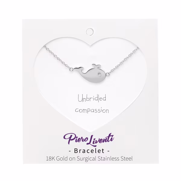 Whale, Everyday Bracelet (White) - Image 3