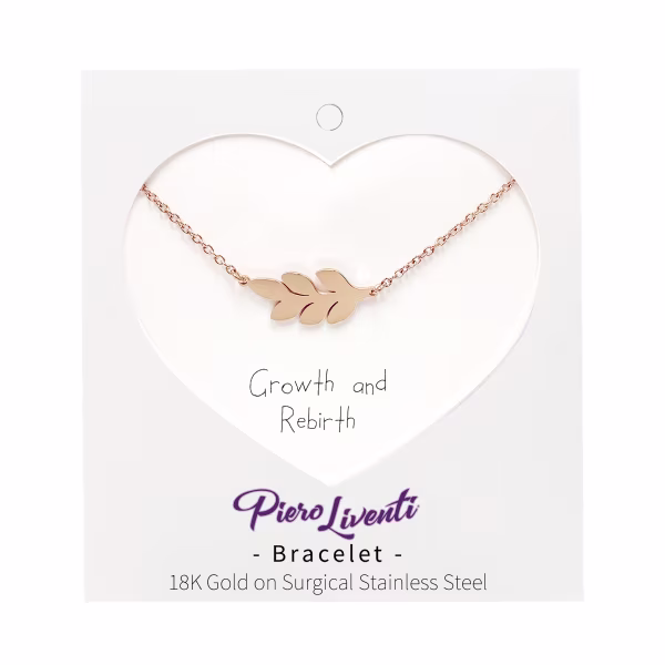 Leaf, Everyday Bracelet (Rose) - Image 3