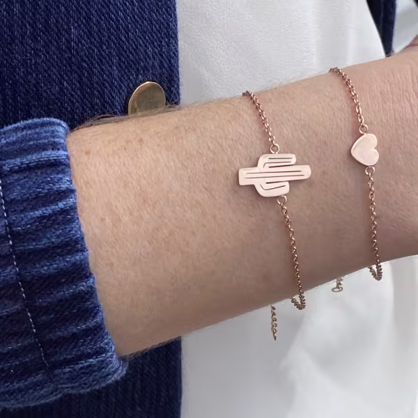 Cactus, Everyday Bracelet (Rose) - Image 5