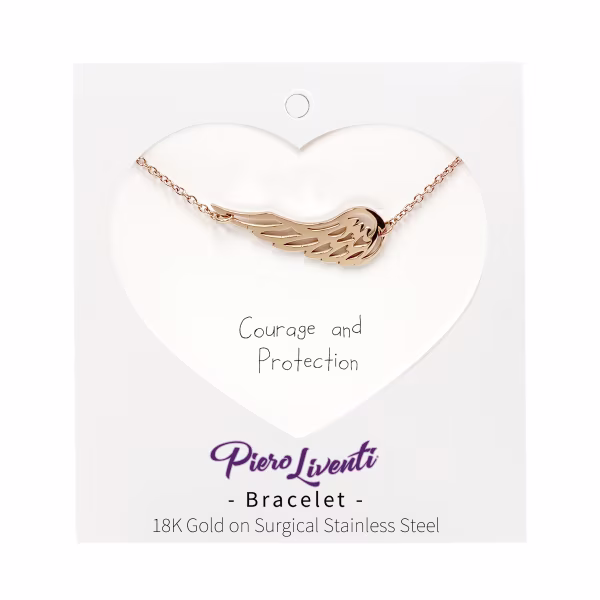 Angel Wing, Everyday Bracelet (Rose) - Image 3