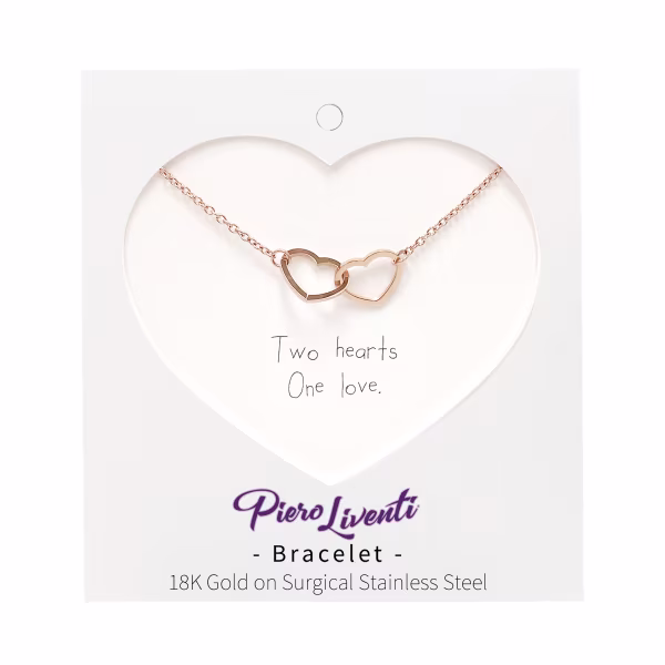 2 Hearts 1 Love Everyday Bracelet (Rose or White) - Image 3
