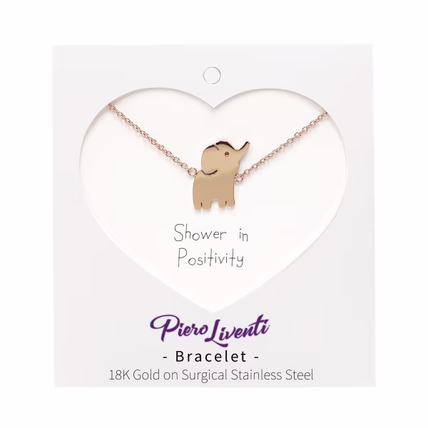 Baby Elephant, Everyday Bracelet (Rose) - Image 3