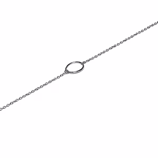 Circle loop, Everyday Bracelet (Rose, Yellow or White) - Image 10