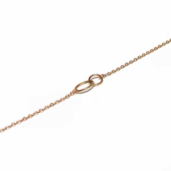 Interlocking Circles, Everyday Bracelet (Rose or White) - Image 5