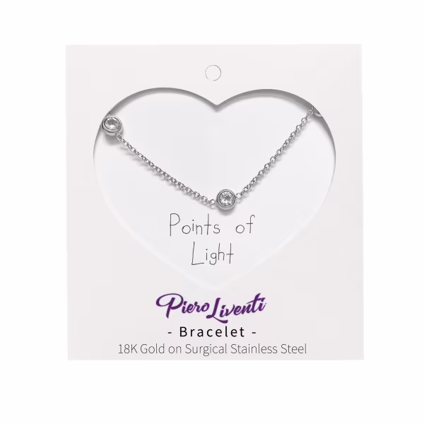 Points of Light, Everyday Bracelet (Rose or White) - Image 3