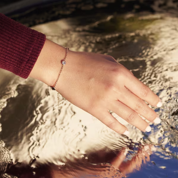 Points of Light, Everyday Bracelet (Rose or White) - Image 7