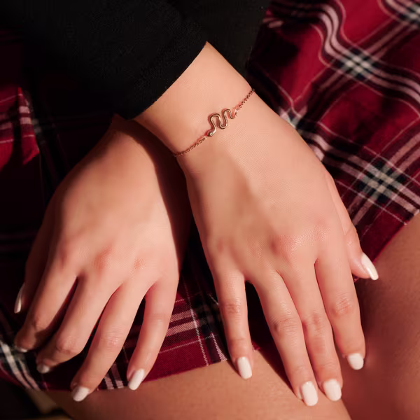 Snake, Everyday Bracelet (Rose or Yellow) - Image 7