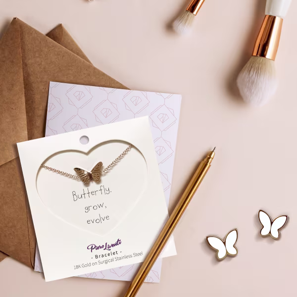 Butterfly, Everyday Bracelet (Rose or Yellow) - Image 10