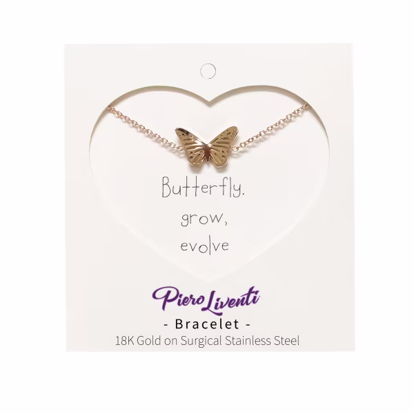 Butterfly, Everyday Bracelet (Rose or Yellow) - Image 7