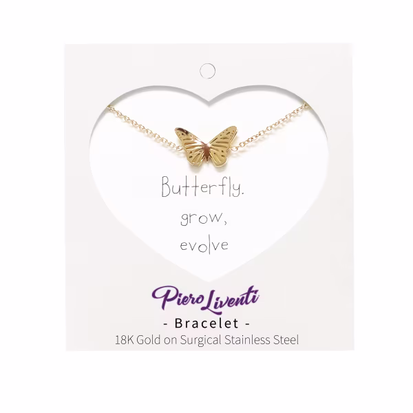 Butterfly, Everyday Bracelet (Rose or Yellow) - Image 3