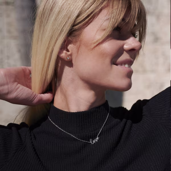 Love, Everyday Necklace (Rose or White) - Image 9