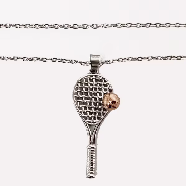Tennis, Everyday Necklace (Rose or White) - Image 2