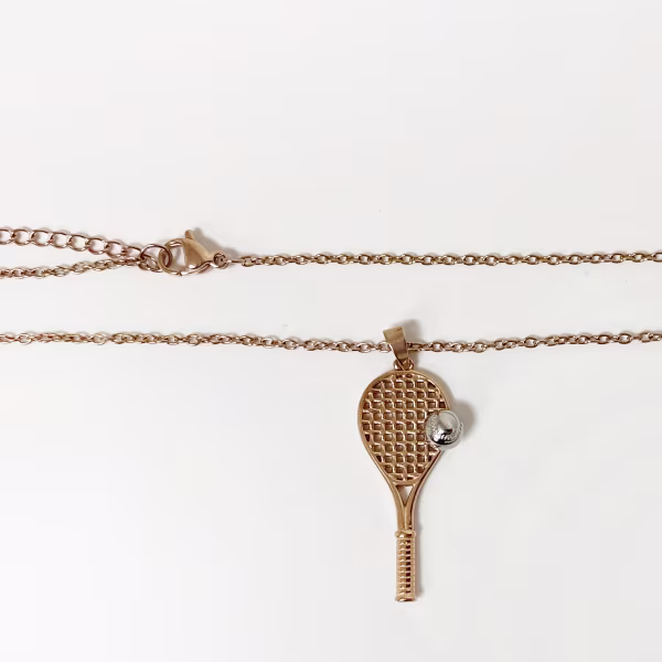 Tennis, Everyday Necklace (Rose or White) - Image 9