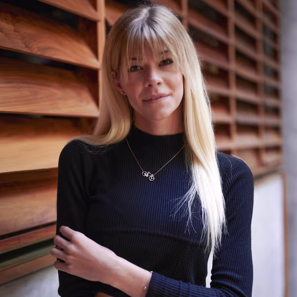 Bicycle, Everyday Necklace (Rose or White) - Image 5