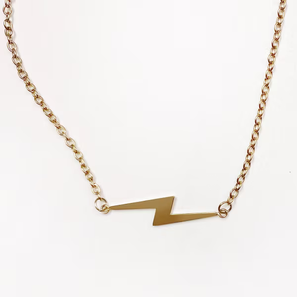 Lightning, Everyday Necklace (Rose or White) - Image 5
