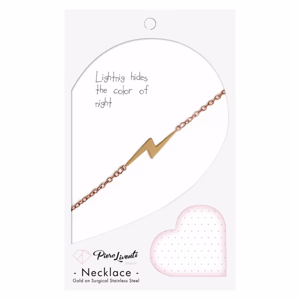 Lightning, Everyday Necklace (Rose or White) - Image 8