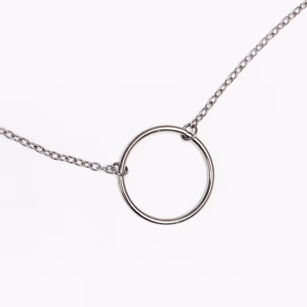 Loop, Everyday Necklace (Rose or White) - Image 8