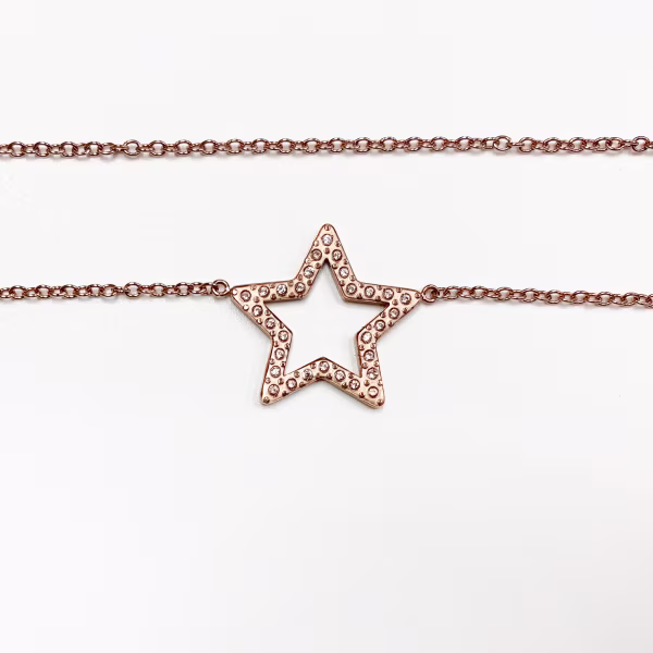 Star Sparkly, Everyday Necklace (Rose or White) - Image 8