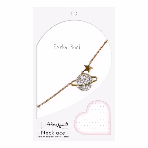 Shiny Planet, Everyday Necklace (Yellow) - Image 3