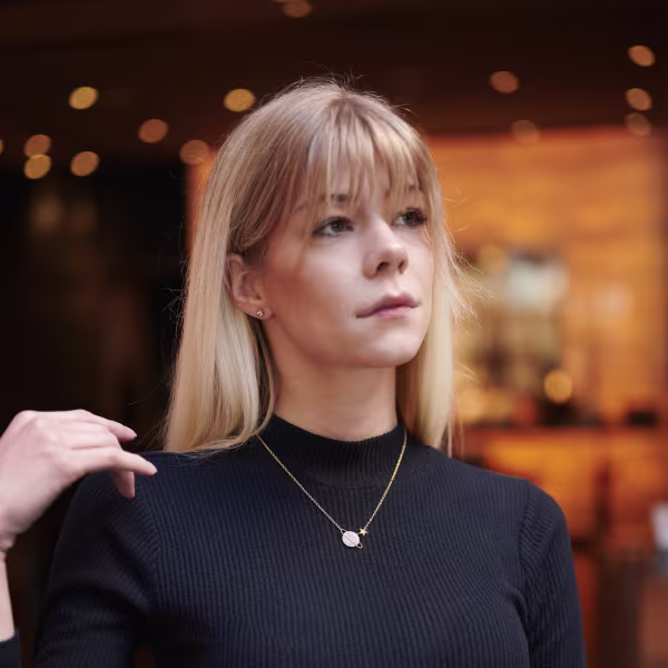 Shiny Planet, Everyday Necklace (Yellow) - Image 4