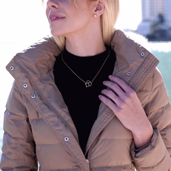 Love Cat, Everyday Necklace (Rose or Yellow) - Image 9