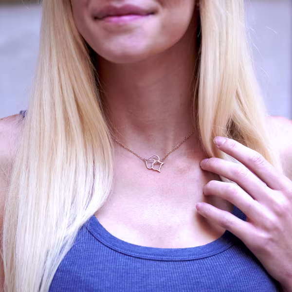 Love Cat, Everyday Necklace (Rose or Yellow) - Image 4