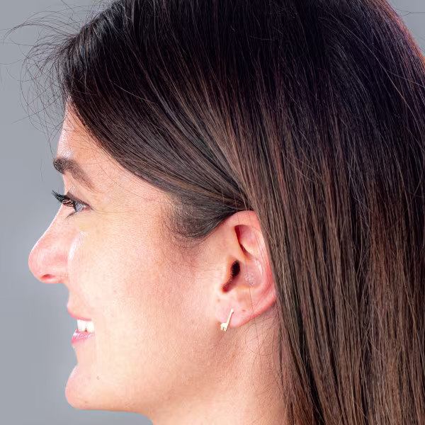 Giraffe, Everyday Earrings (Rose) - Image 4