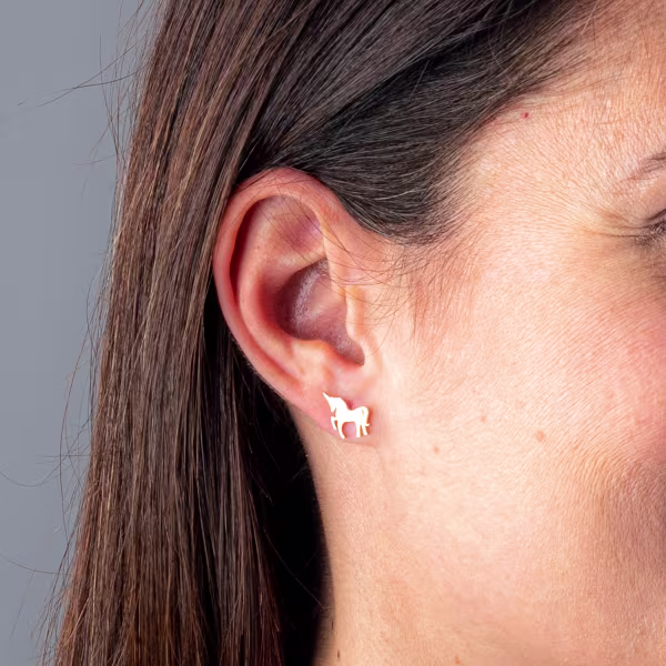 Unicorn, Everyday Earrings (Rose or White) - Image 7