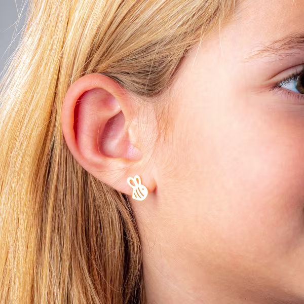 Busy Bee, Everyday Earrings (Rose) - Image 3