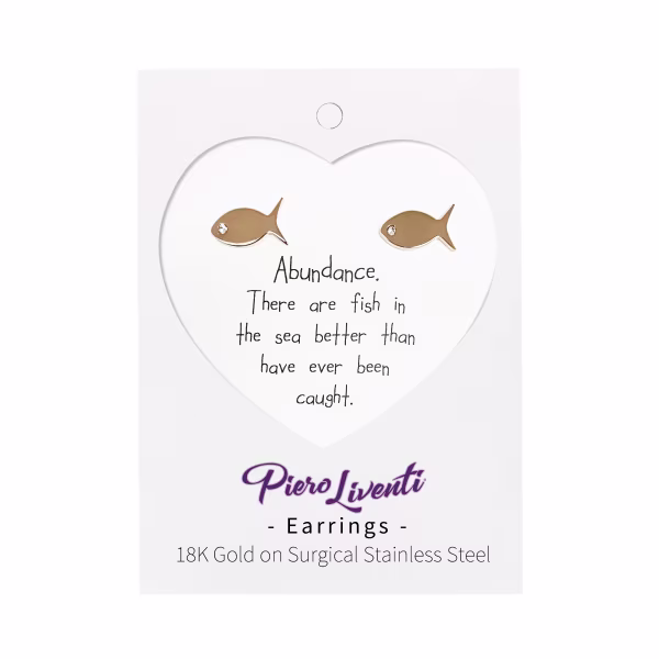 Fish, Everyday Earrings (Rose) - Image 2