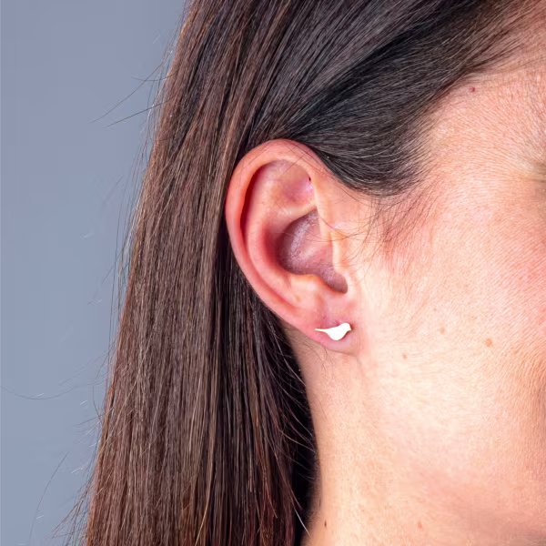 Bird, Everyday Earrings (Rose) - Image 4