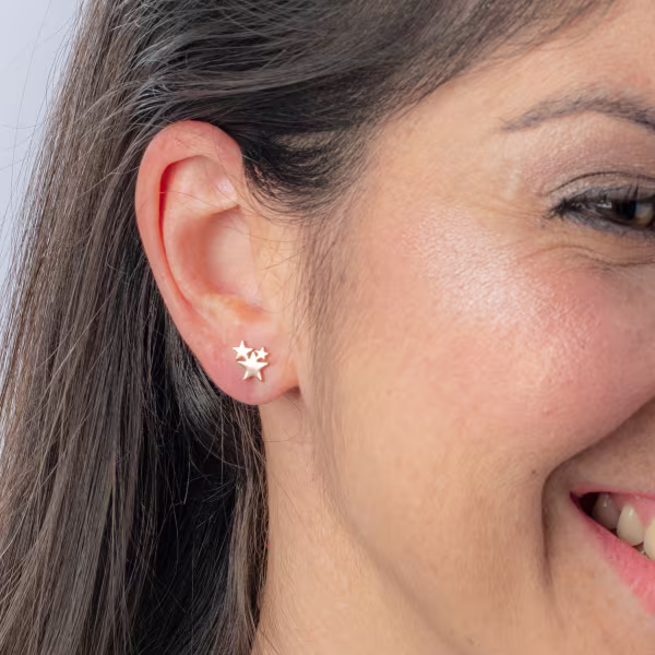 Stars, Everyday Earrings (Rose) - Image 4