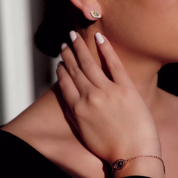 Third Eye, Everyday Earrings (Yellow) - Image 3