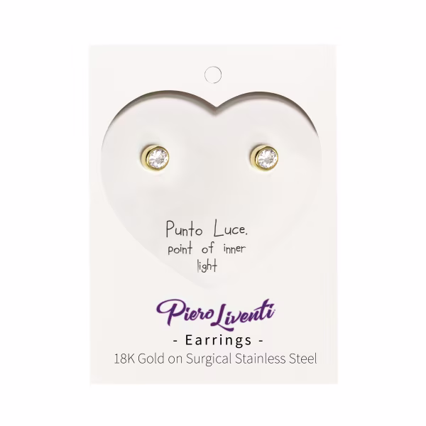 Punto Luce, Everyday Earrings (Rose, Yellow or White) - Image 2
