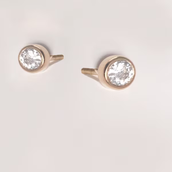 Punto Luce, Everyday Earrings (Rose, Yellow or White) - Image 5