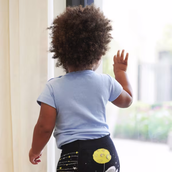 Blue Boogie Tees Bodysuit Tshirt - Natural Wood Button - Image 3