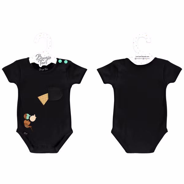 Ice Cream Black Boogie Tee's Crazy Pocket - Image 2