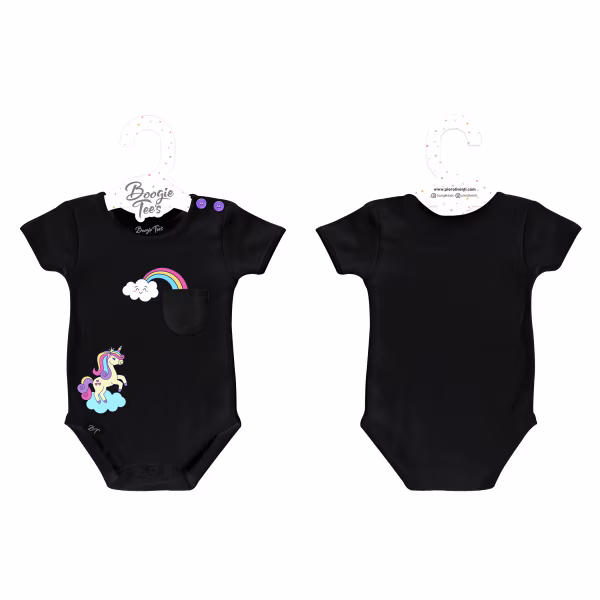 Unicorn Black Boogie Tee's Crazy Pocket - Image 2