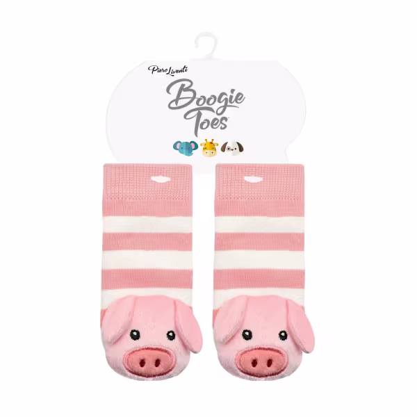Rosie Pink Pig, Boogie Toes Rattle Socks - Image 3