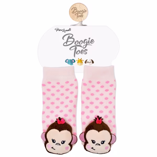 Monkey Girl Boogie Toes Rattle Socks - Image 3