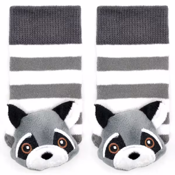 Clever Raccoon Boogie Toes Rattle Socks - Image 2